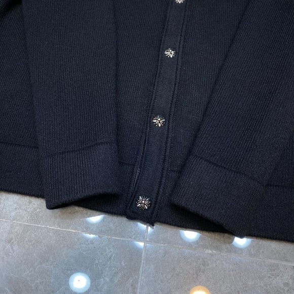 Chrome Hearts Fall/Winter cardigan sweater premium wool knit fabric - Picture 6 of 6